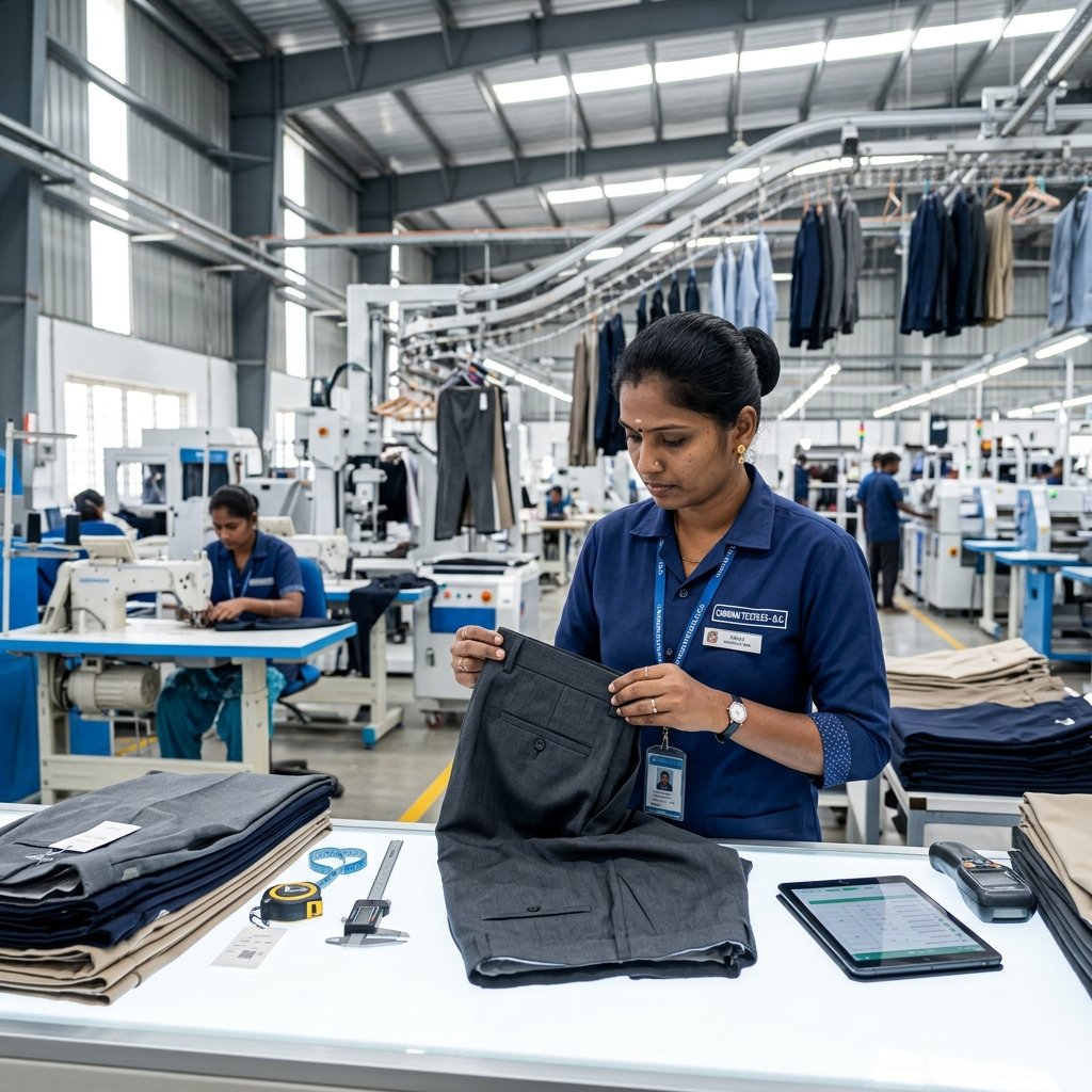 Texloom Tamil Woman Factory Worker